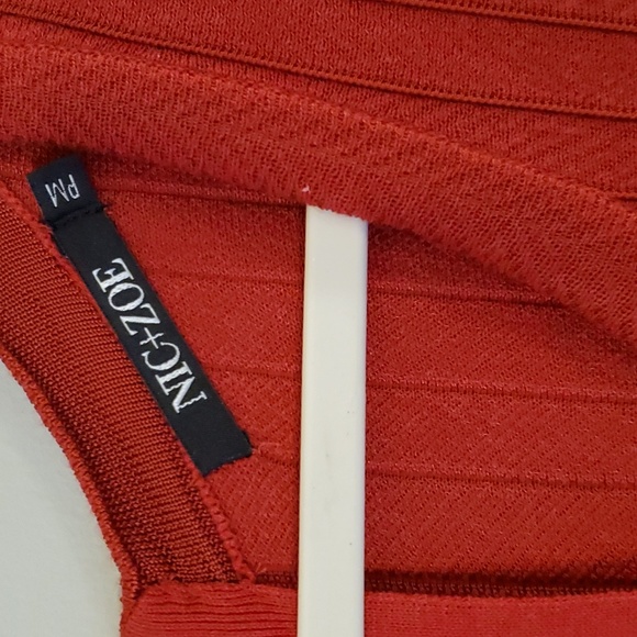 Nic+Zoe Nwot Flare Scoop Neck Knit Dress. - Picture 2 of 3